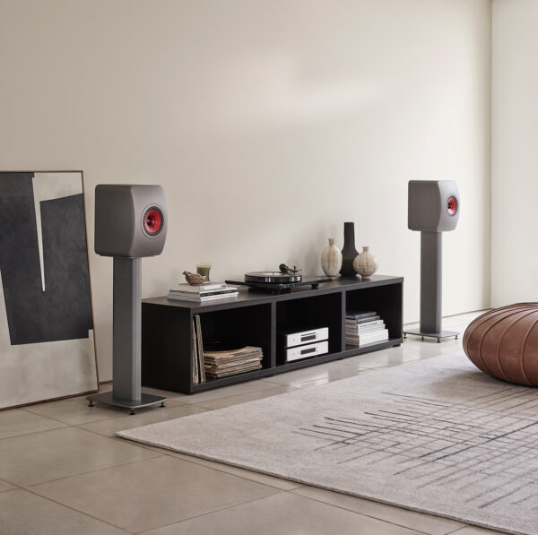 KEF_Lifestyle_LS50Meta_TitaniumGrey_withS2FloorStand_LivingRoom_r1